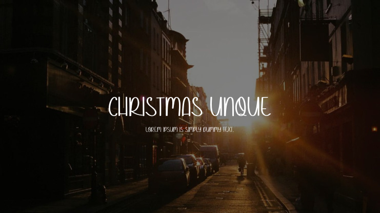 Christmas Unque Font
