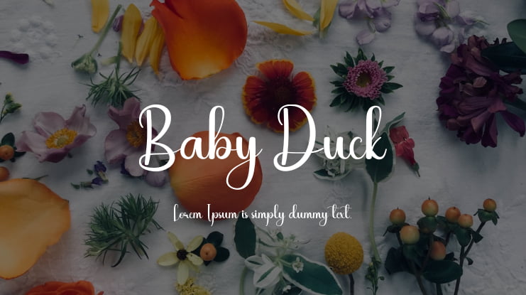 Baby Duck Font