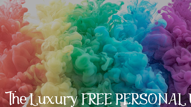 The Luxury FREE PERSONAL US Font