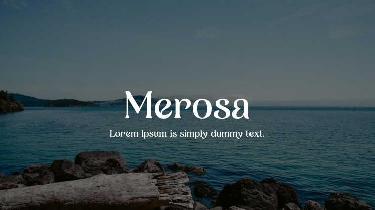 Merosa Font Family