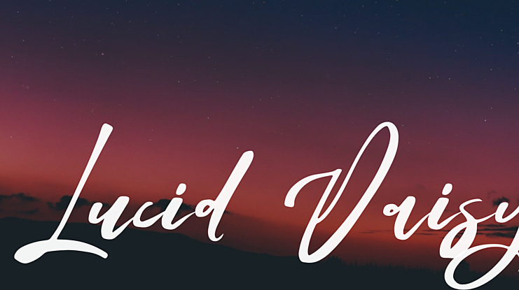 Lucid Daisy Font