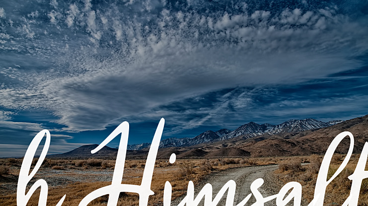h Himsalt Font