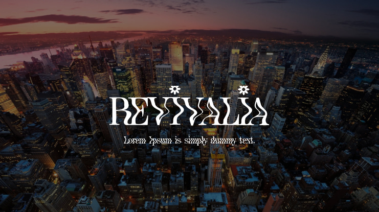 REVIVALIA Font