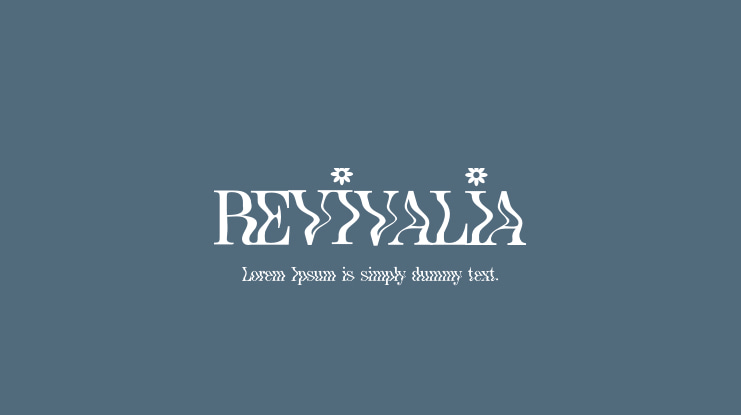 REVIVALIA Font