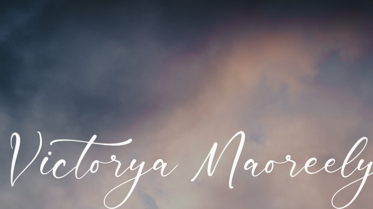 Victorya Maoreely Font
