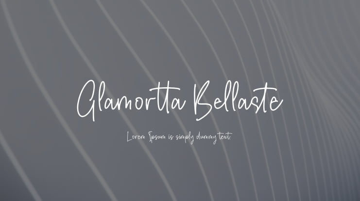 Glamortta Bellaste Font