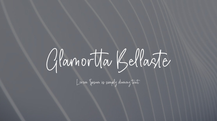 Glamortta Bellaste Font