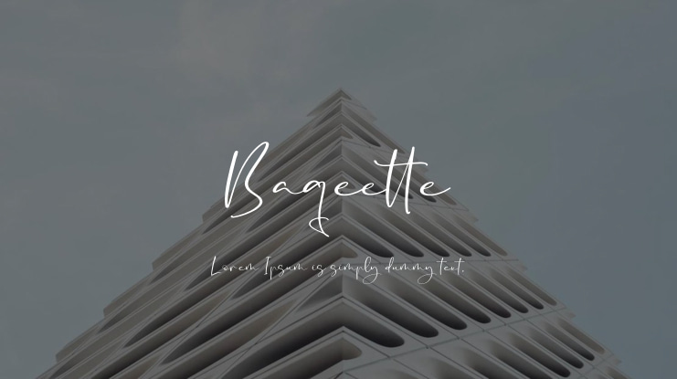 Baqeette Font