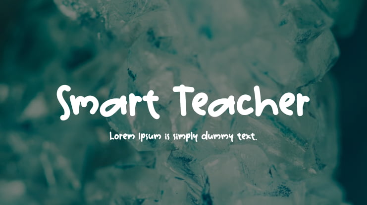 Smart Teacher Font