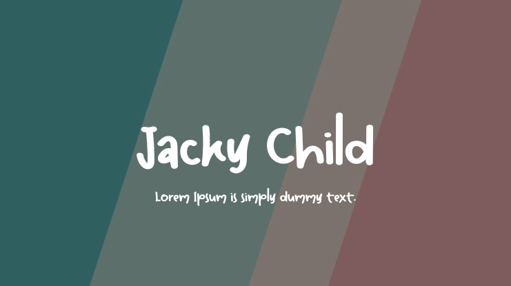 Jacky Child Font