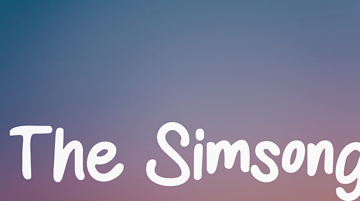 The Simsong Font