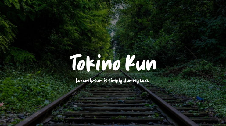 Tokino Kun Font