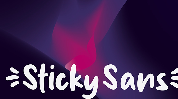Sticky Sans Font