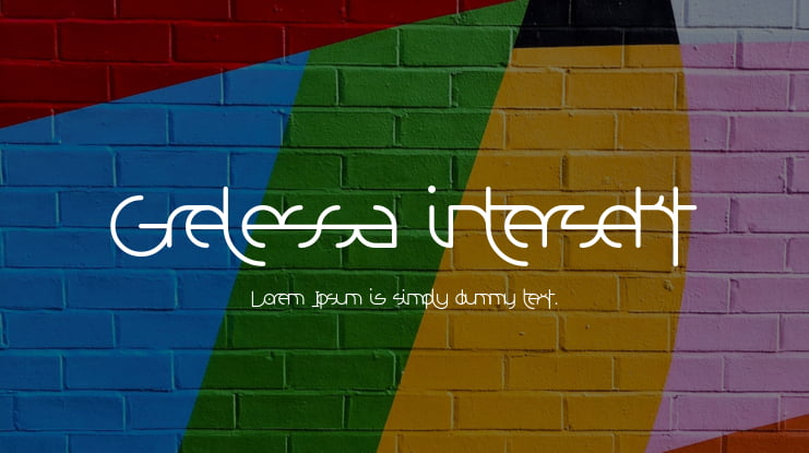 Grelessa intersekt Font Family