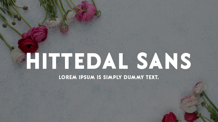 Hittedal Sans Font