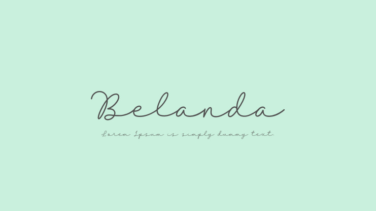 Belanda Font