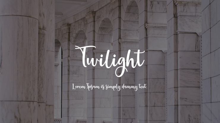Twilight Font