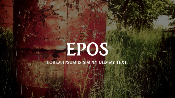 Epos Font Family
