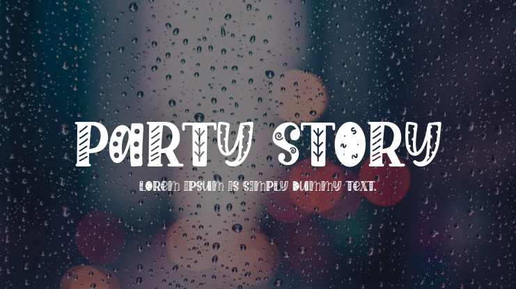 Party Story Font