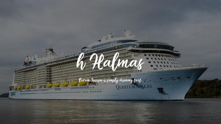 h Halmas Font