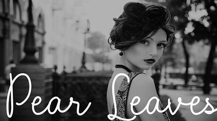 Pear Leaves Font