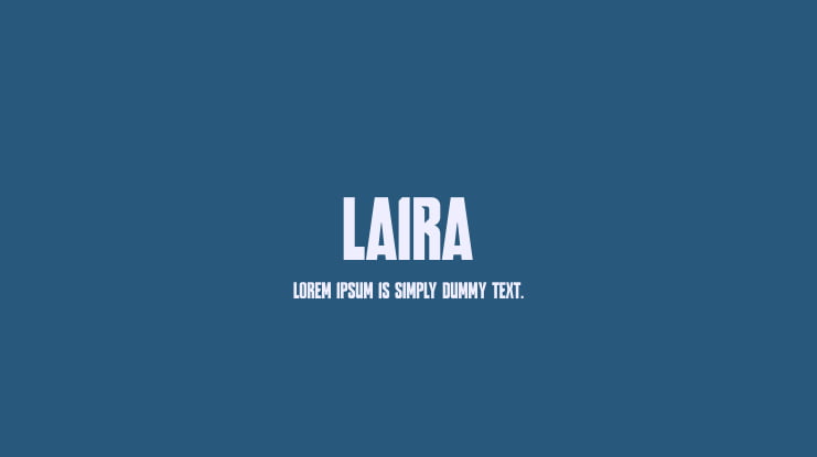 Laira Font Family