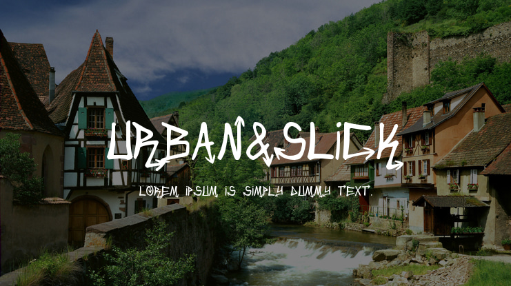 Urban&Slick Font