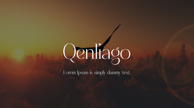 Qenliago Font