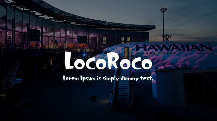 LocoRoco Font