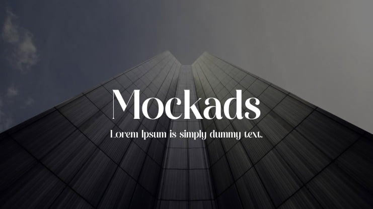 Mockads Font
