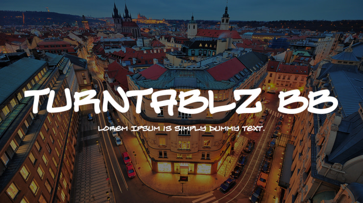 Turntablz BB Font Family