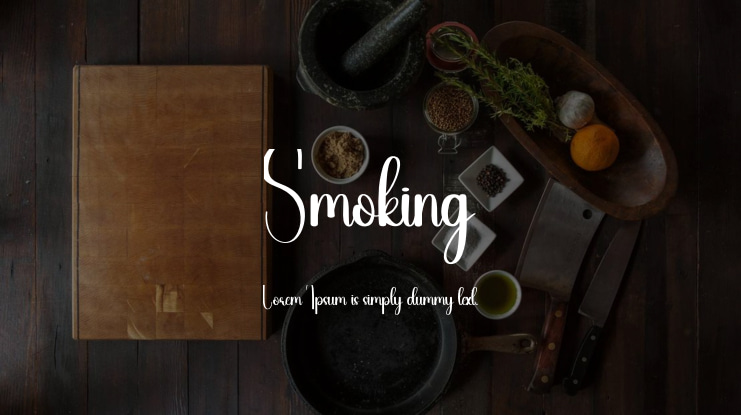 Smoking Font