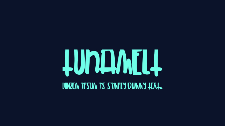 TunaMelt Font