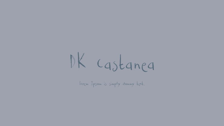 DK Castanea Font