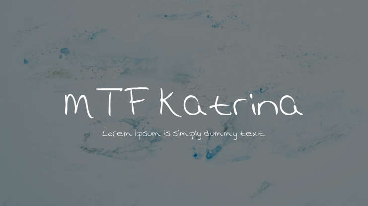 MTF Katrina Font
