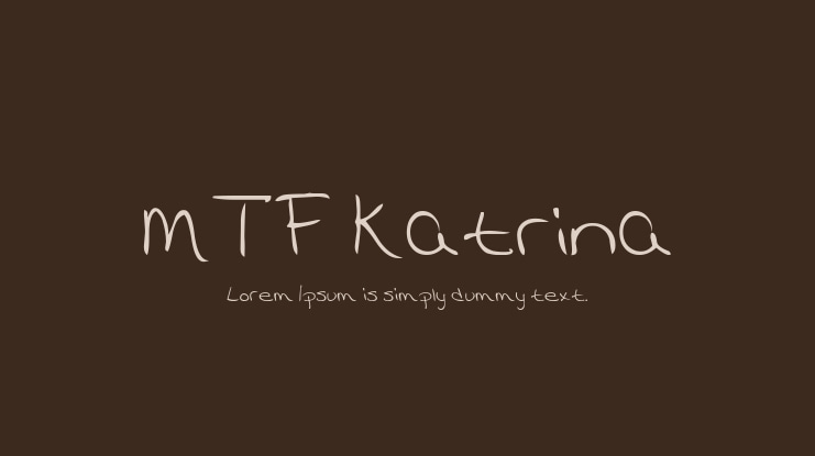 MTF Katrina Font