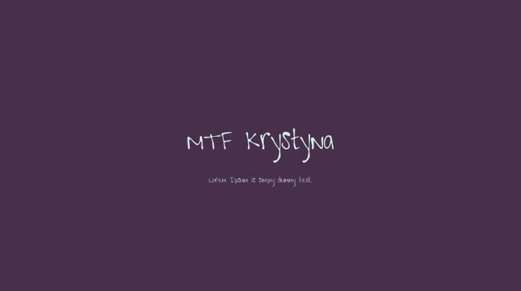 MTF Krystyna Font