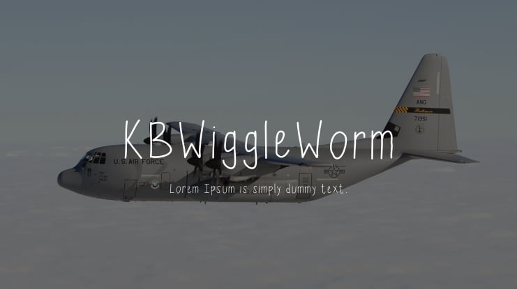KBWiggleWorm Font