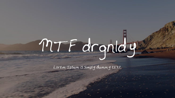 MTF drgnldy Font
