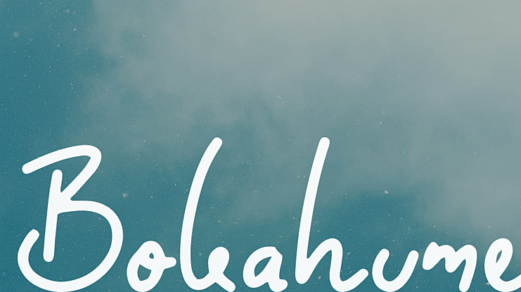 Bokahume Font