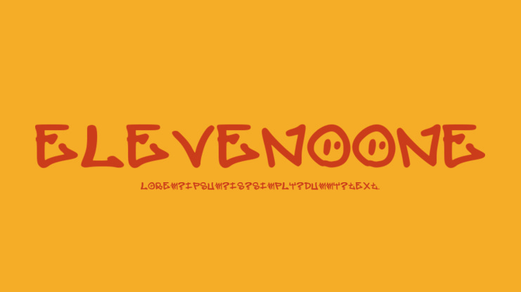 Elevenoone Font