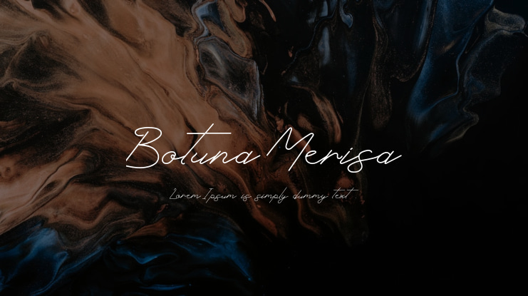 Botuna Merisa Font