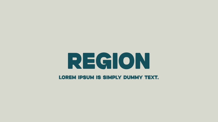 Region Font