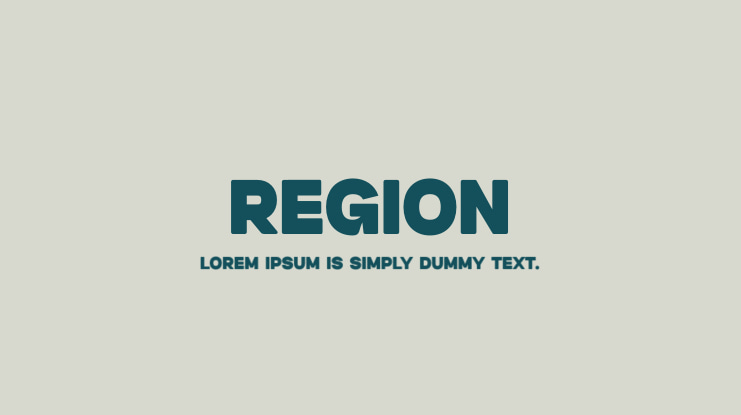 Region Font