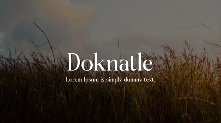 Doknatle Font
