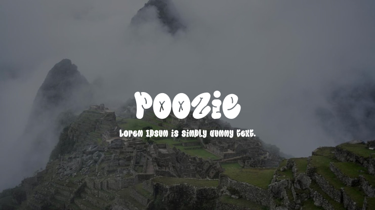 Poozie Font