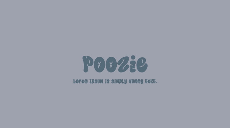 Poozie Font