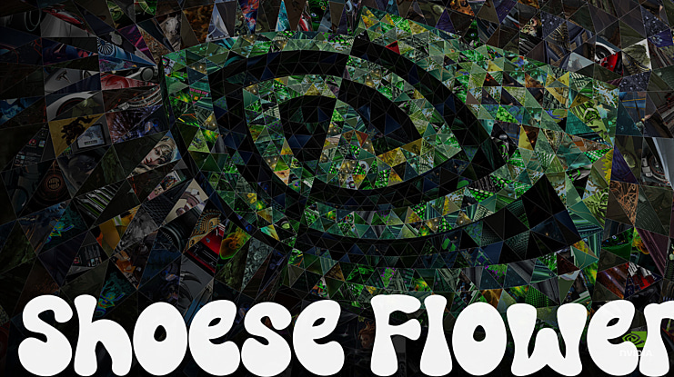 Shoese Flower Font