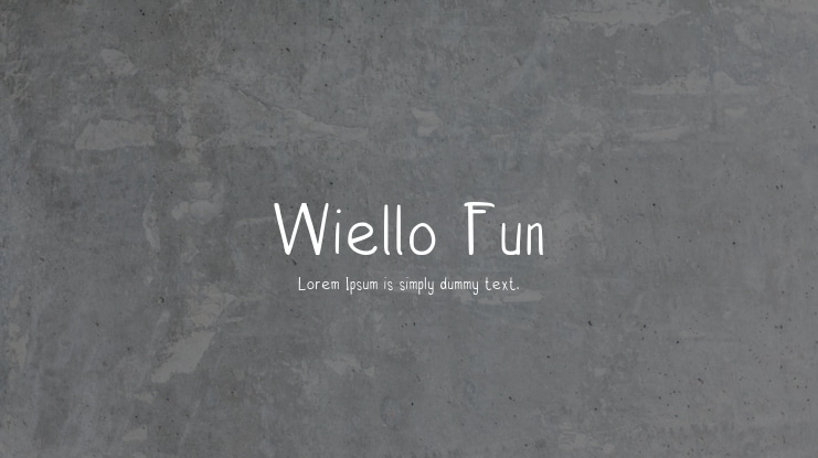 Wiello Fun Font