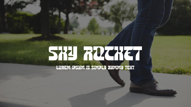 Sky Rocket Font
